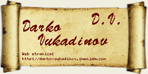 Darko Vukadinov vizit kartica